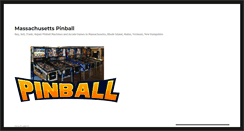 Desktop Screenshot of massachusettspinball.com
